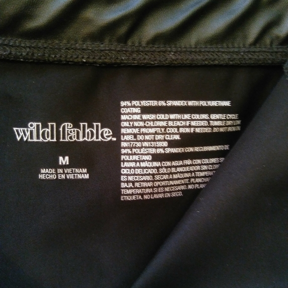 🎉SOL🎉 Wild Fable Faux Leather High-Rise Leggings - Picture 6 of 7